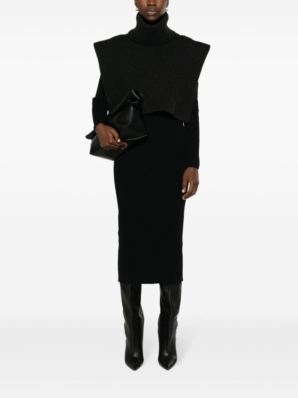 Emmit roll-neck cashmere collar - 2