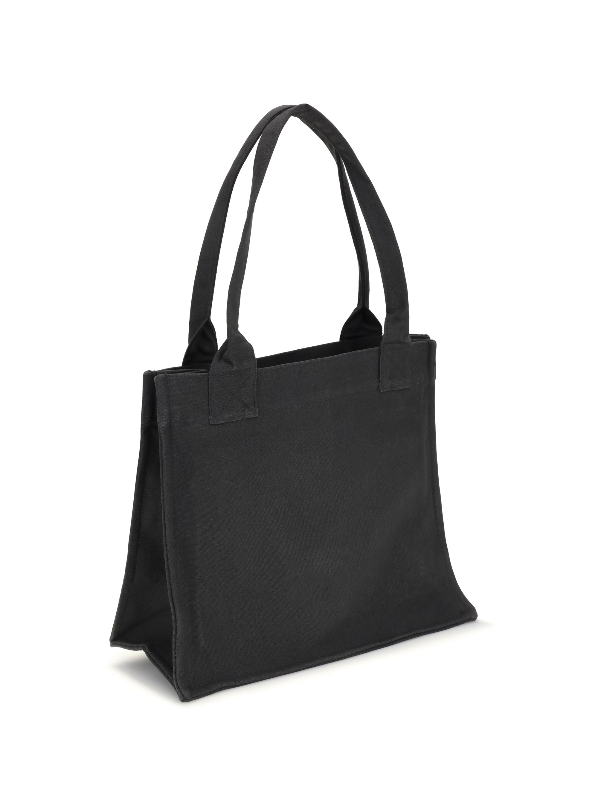 Ganni Women Large Easy Shopper Contrasted Logo Pocke - 3