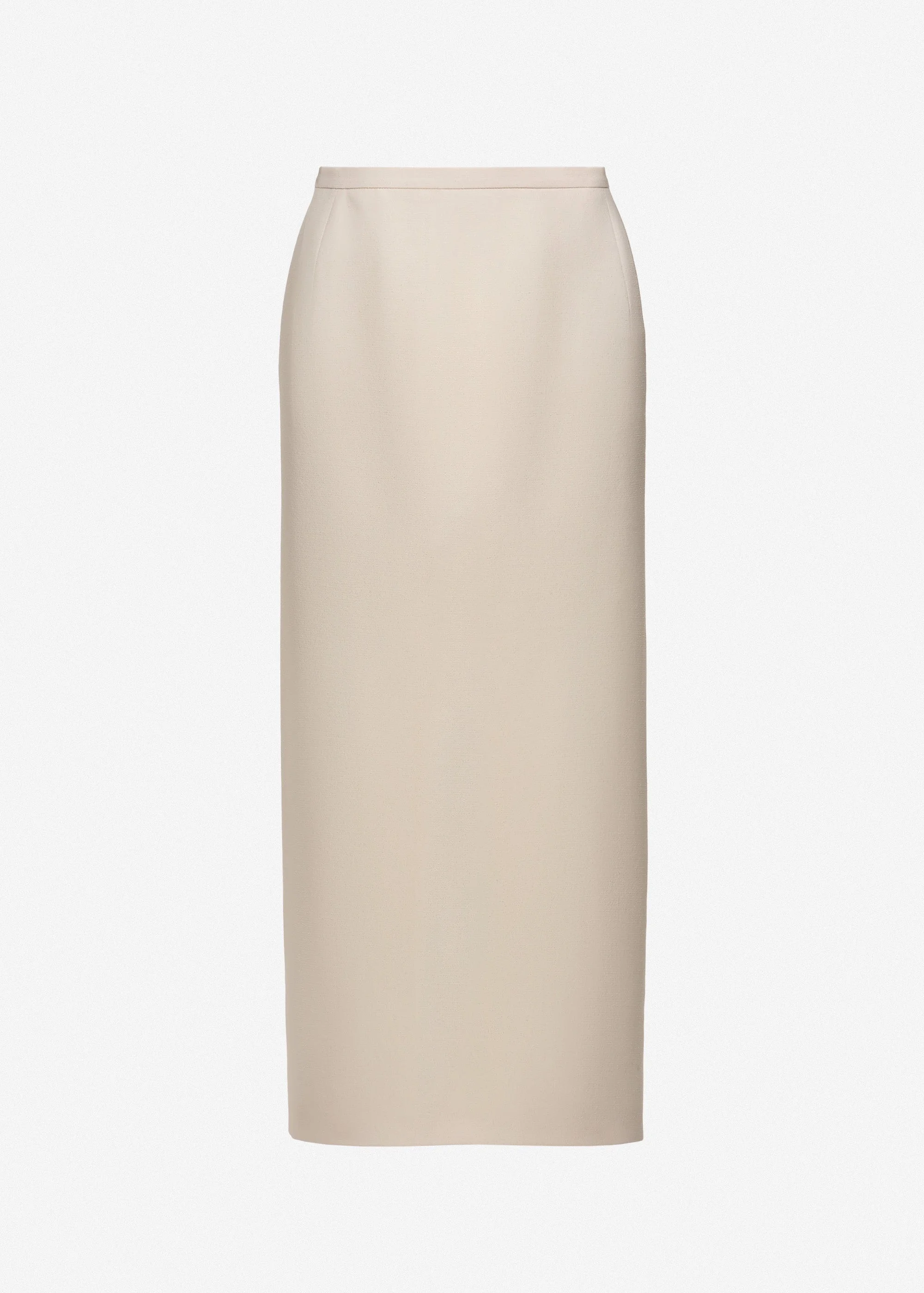 Seamless pencil skirt in cream - 1