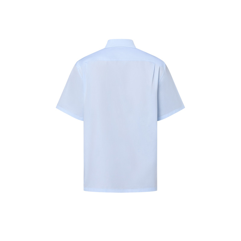 Printed Cotton Short-Sleeved Oxford Shirt 3