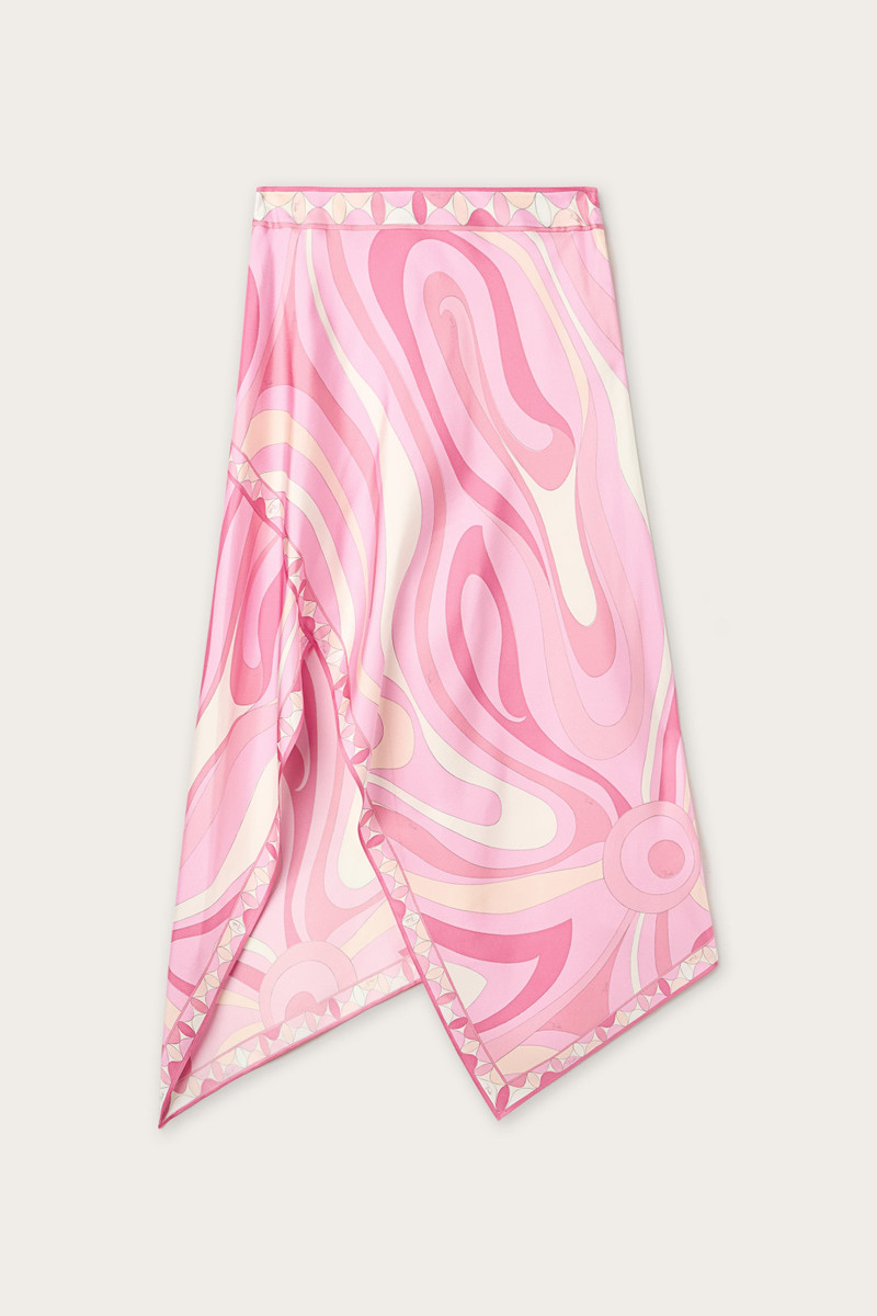 MARMO PRINT ASYMMETRICAL SKIRT 1