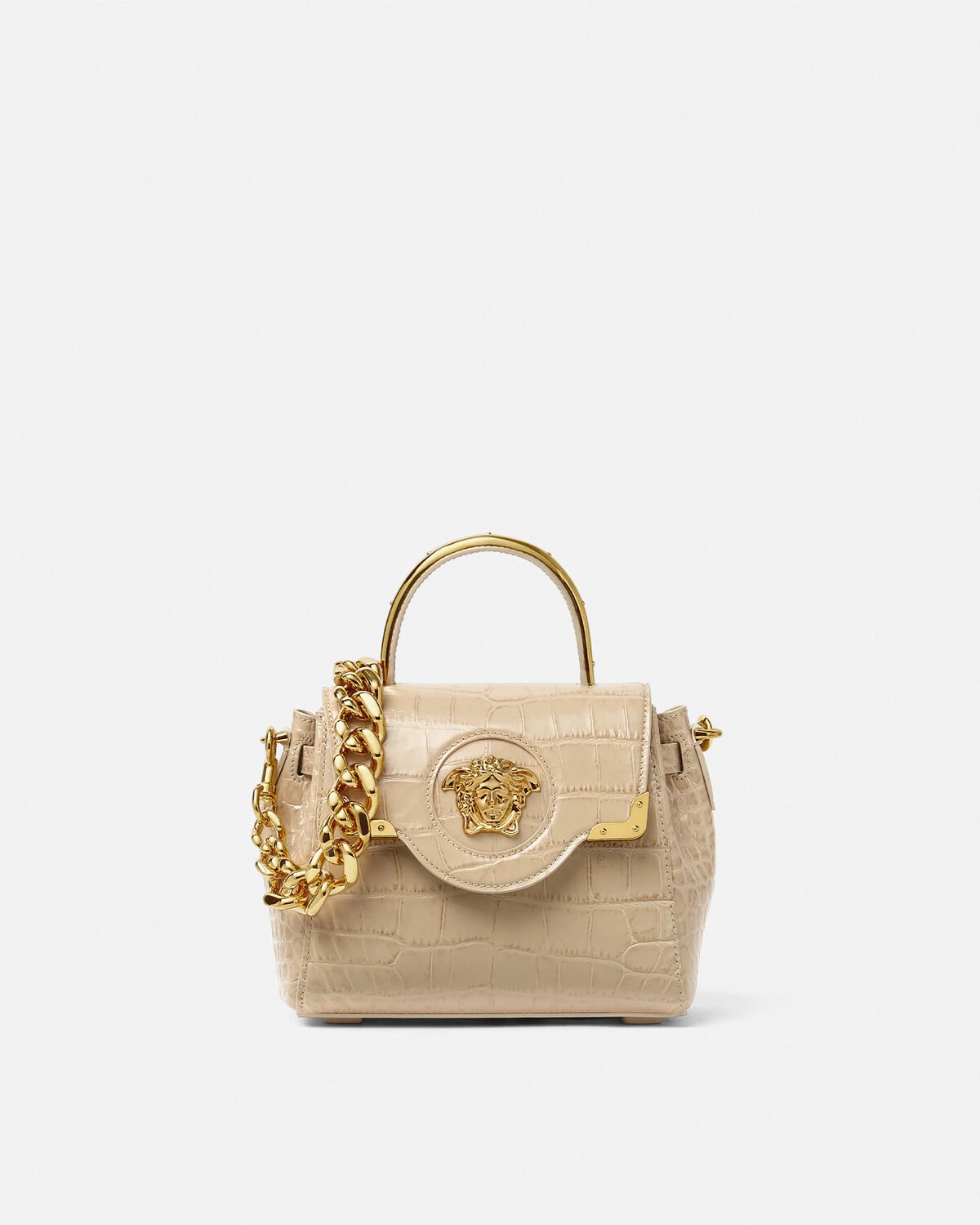 Croc-Effect La Medusa Small Handbag - 1