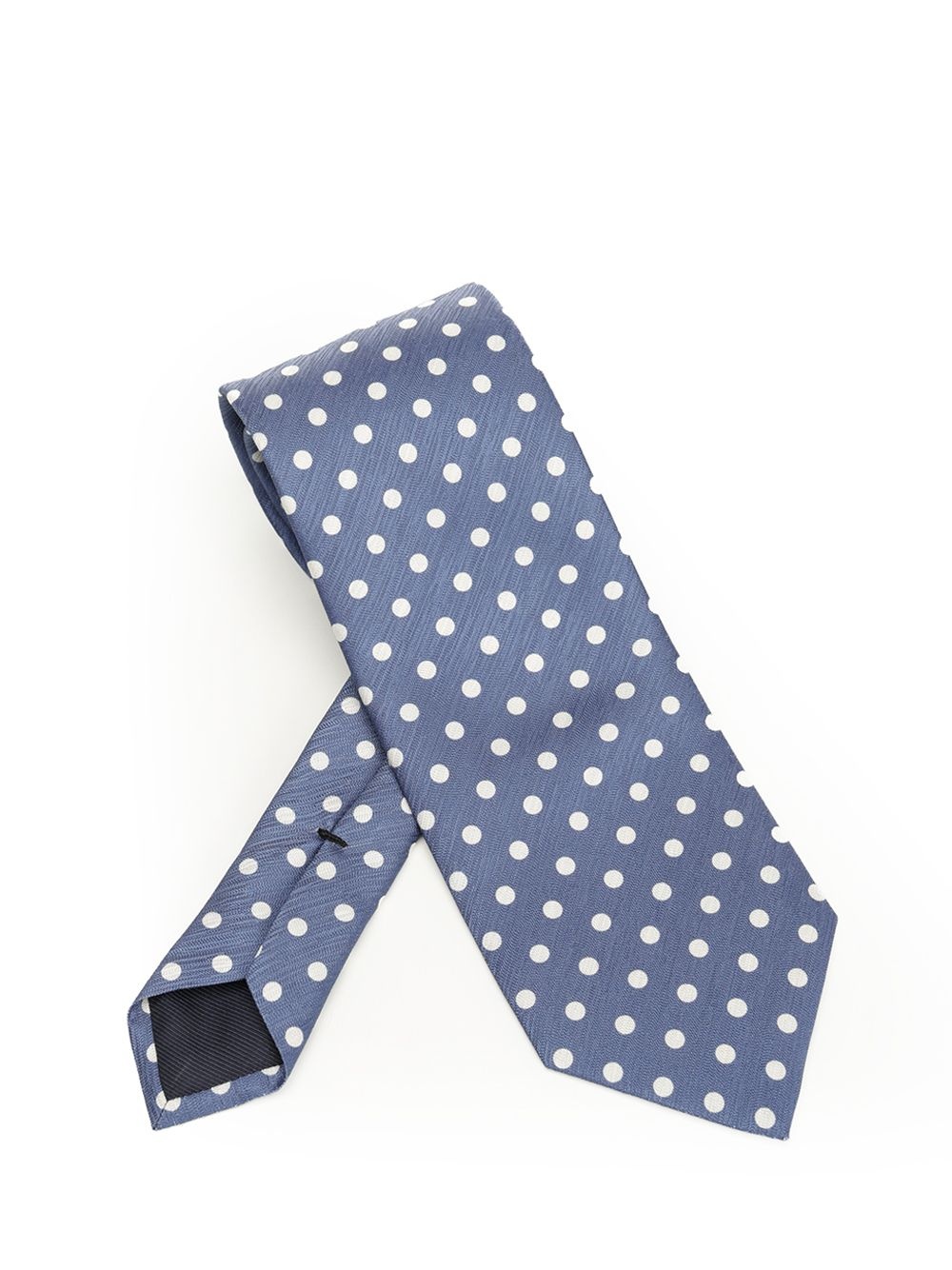 Printed Jacquard Polka Dots Tie 8cm Ties And Bow Ties Blue - 1