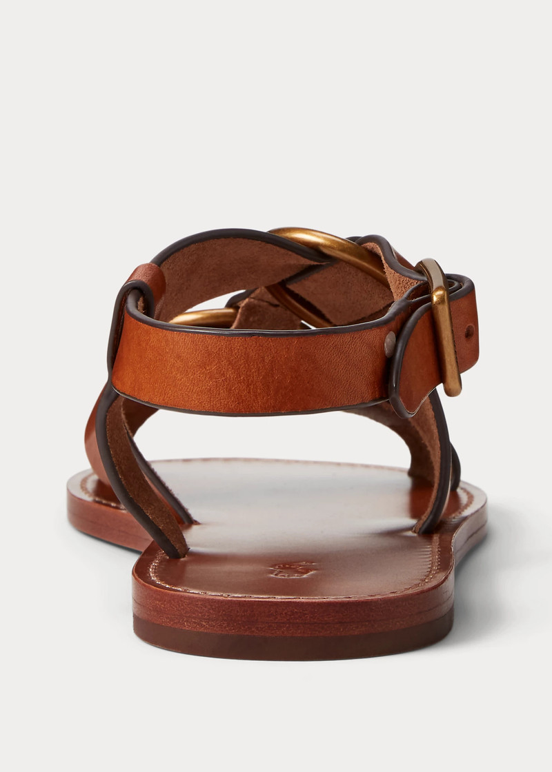 Double O-Ring Leather Sandal 3