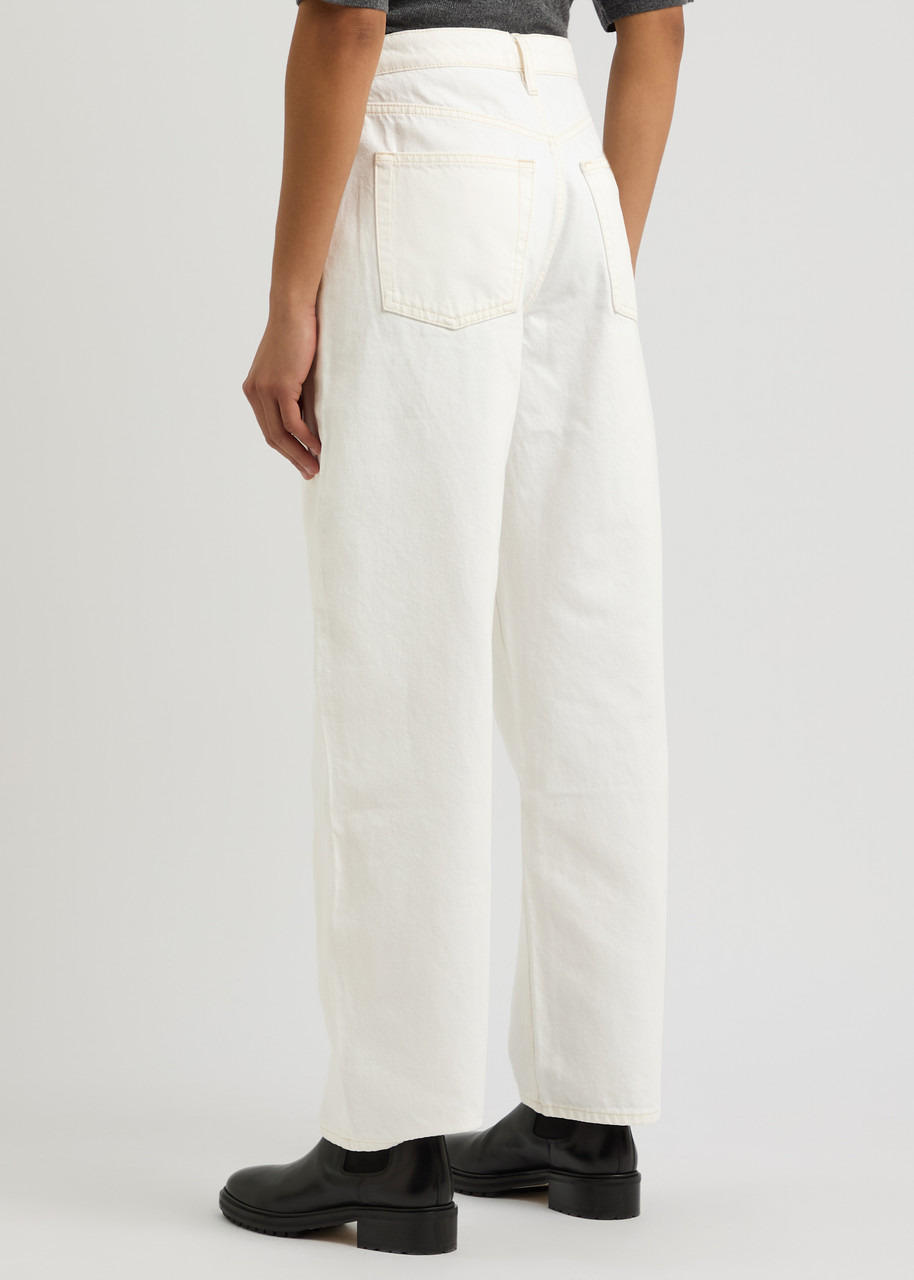 Frame Low Slung Barrel-leg Jeans - 3