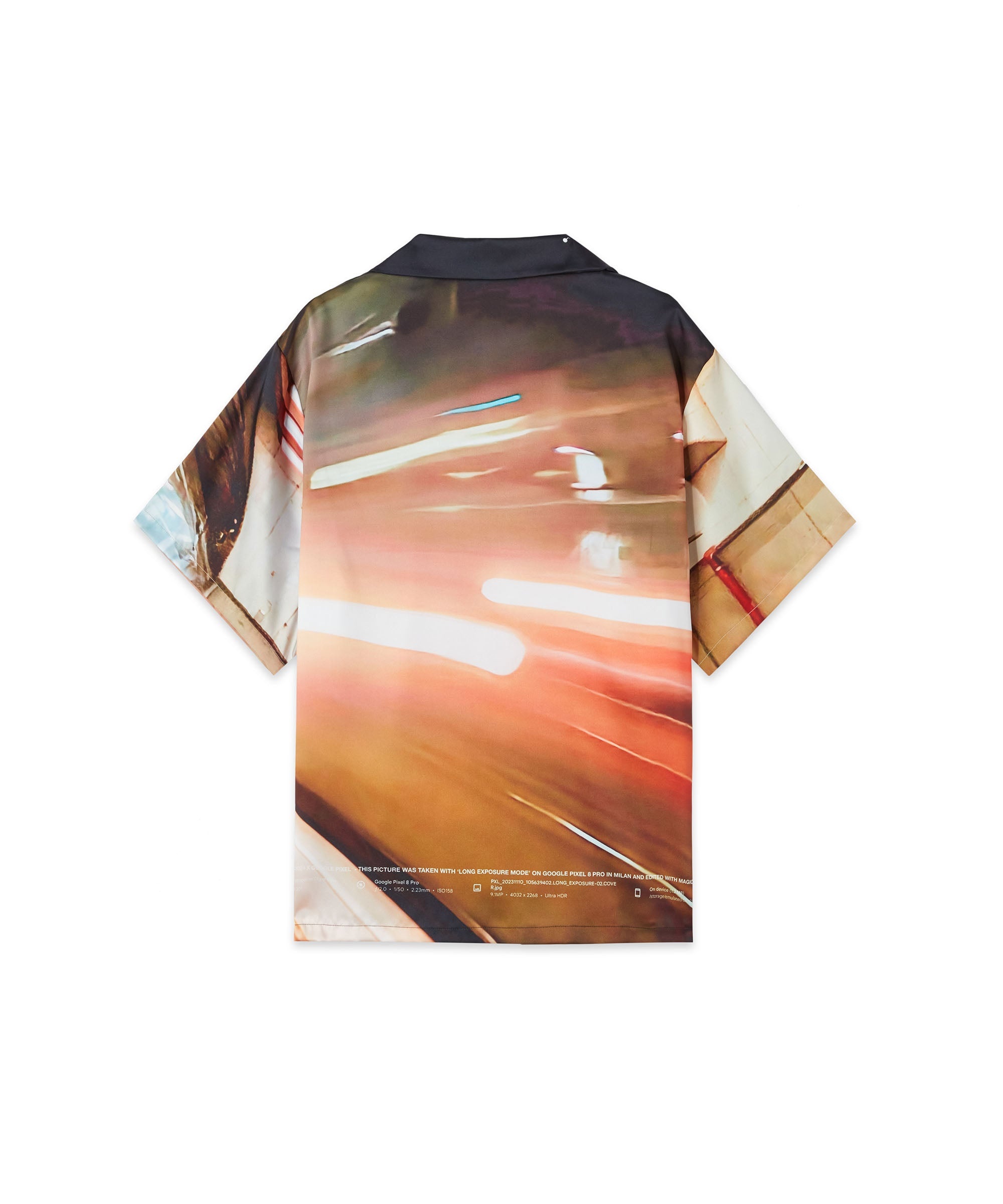 MSGM x Google Pixel "Night Metro" print All-over Shirt - 2