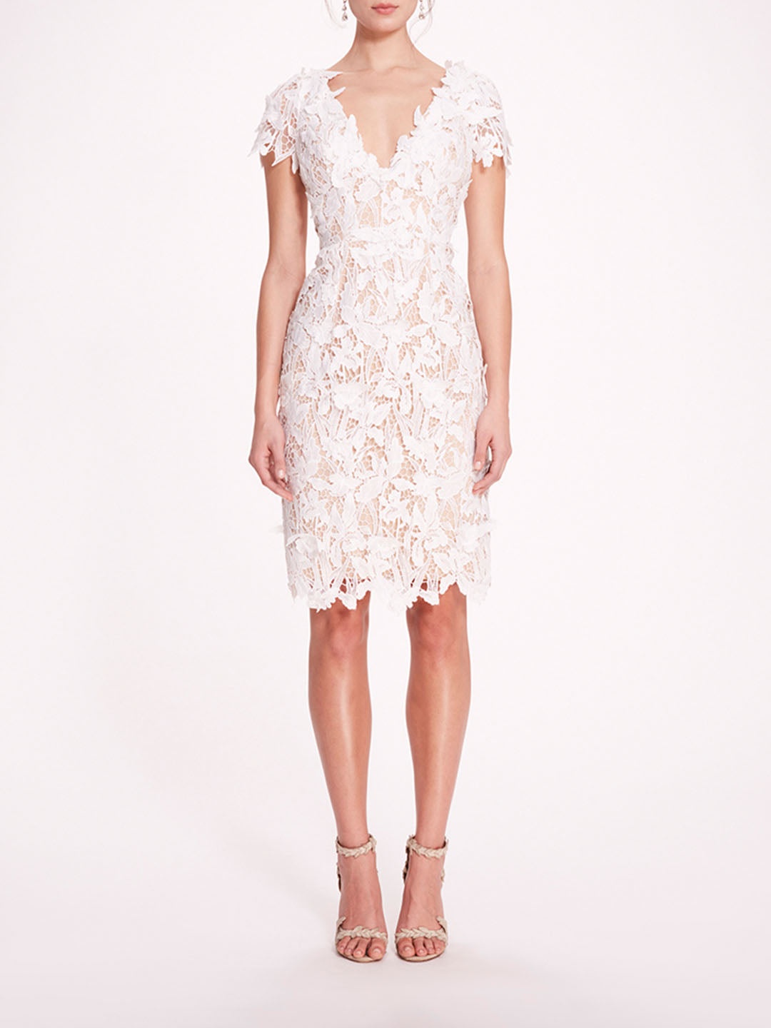 ORGANIC LACE MINI DRESS - 1