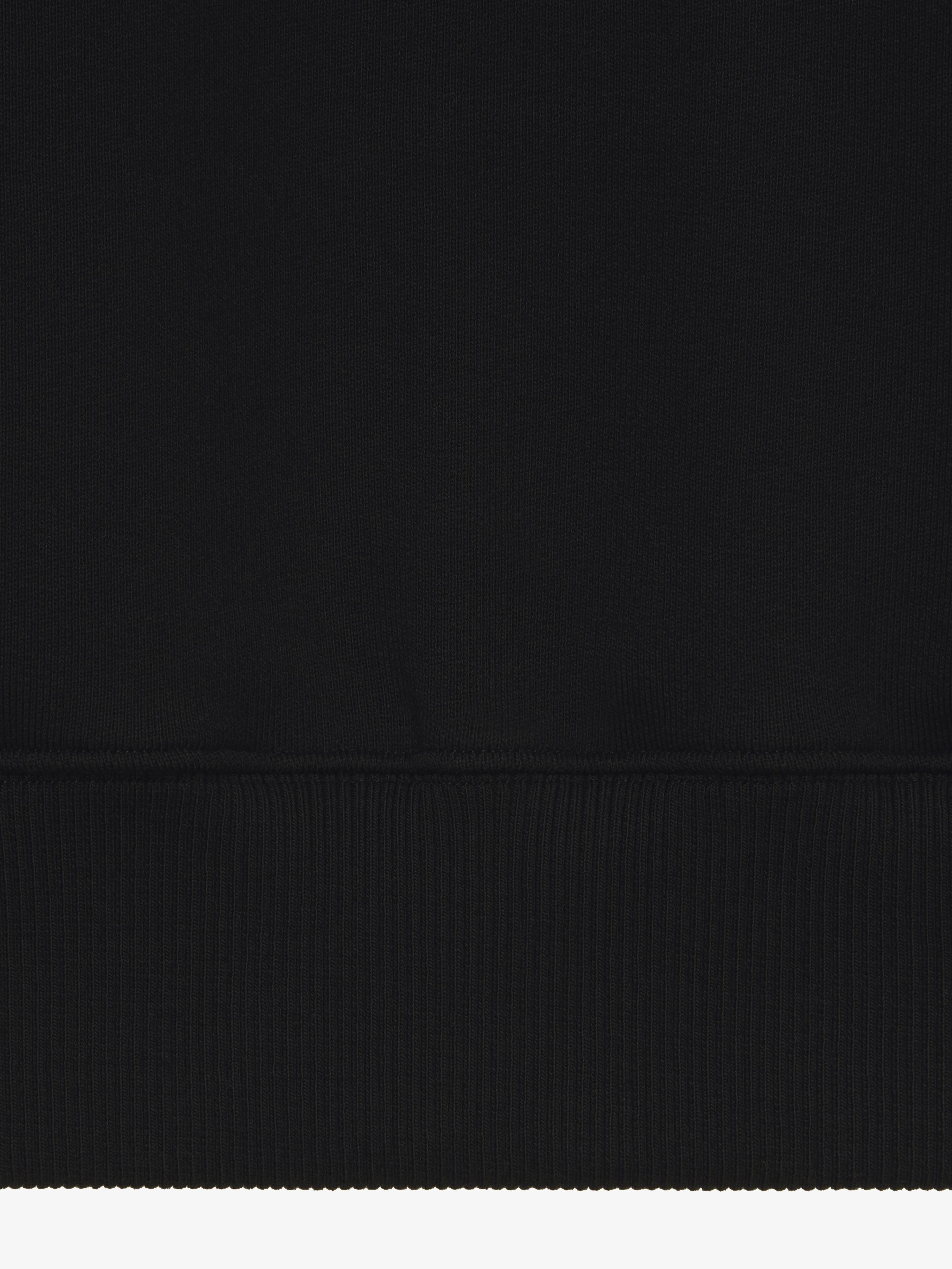 SWEATSHIRT IN FLEECE WITH GIVENCHY SIGNATURE - 5