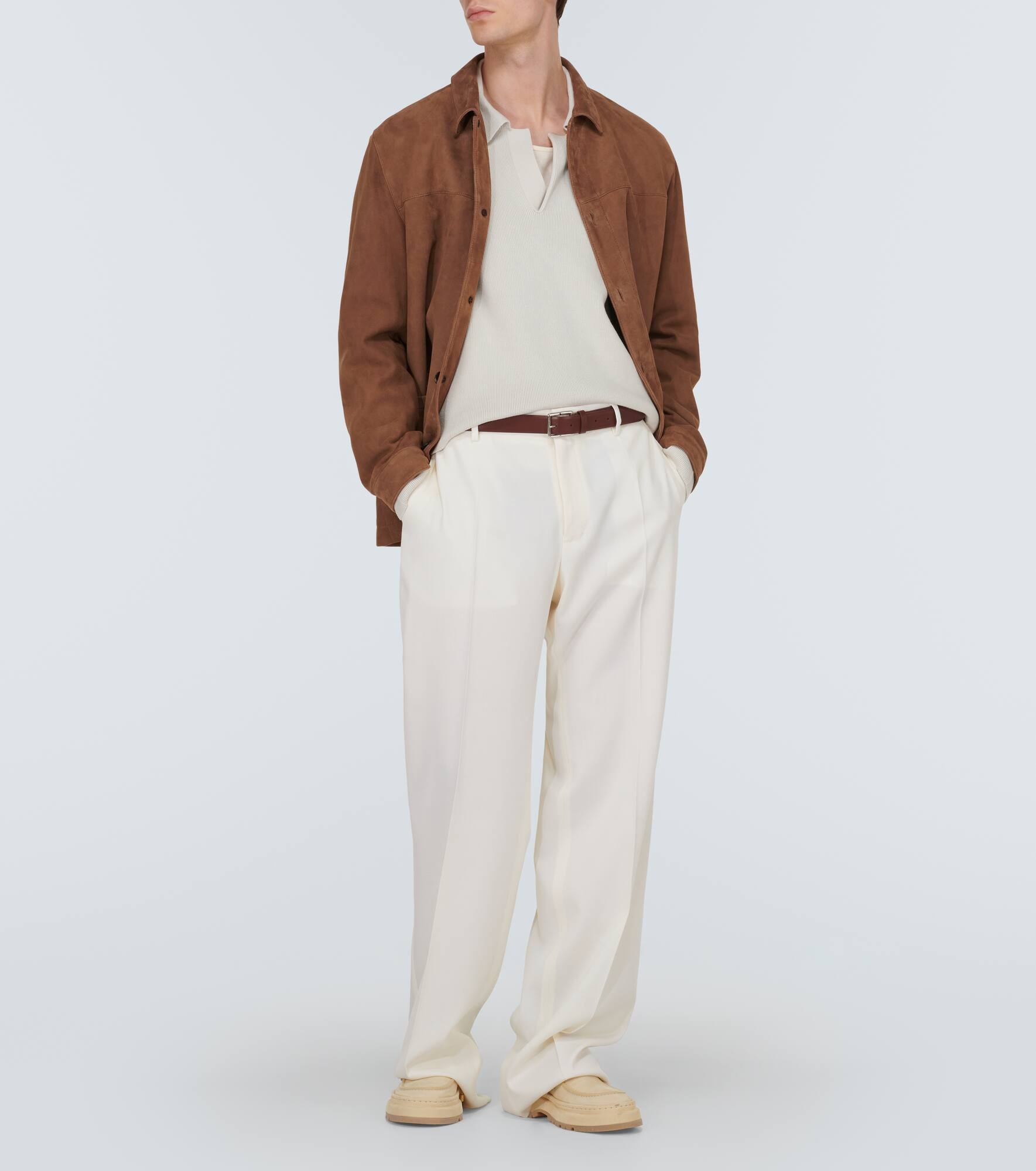Ami de Cœur cotton-blend polo sweater - 2