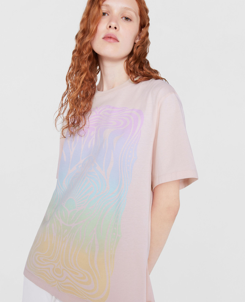 Fluid Print T-Shirt 4