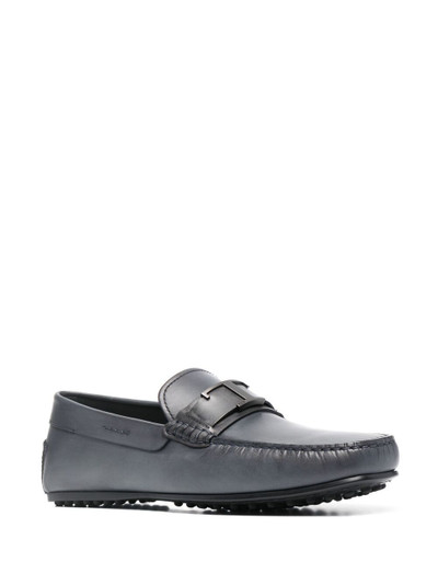 Tod's Gommino logo-plaque loafers outlook