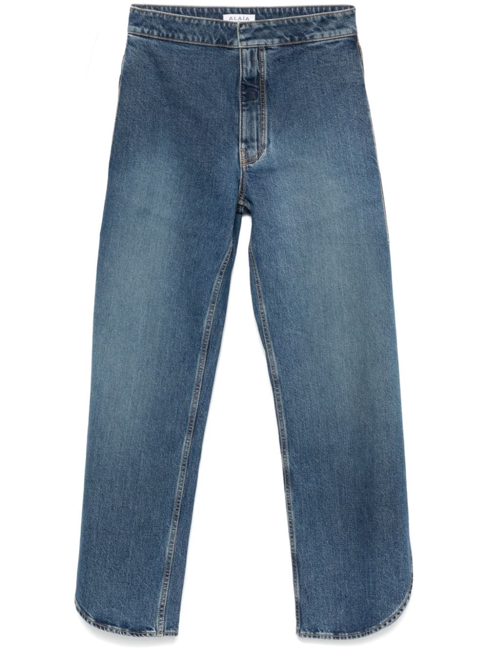 round-cut jeans - 1