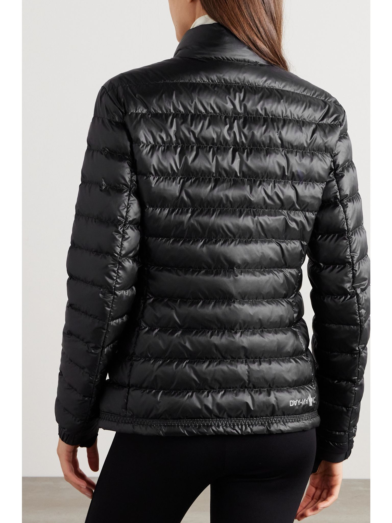 Walibi quilted ripstop down jacket Black - 4