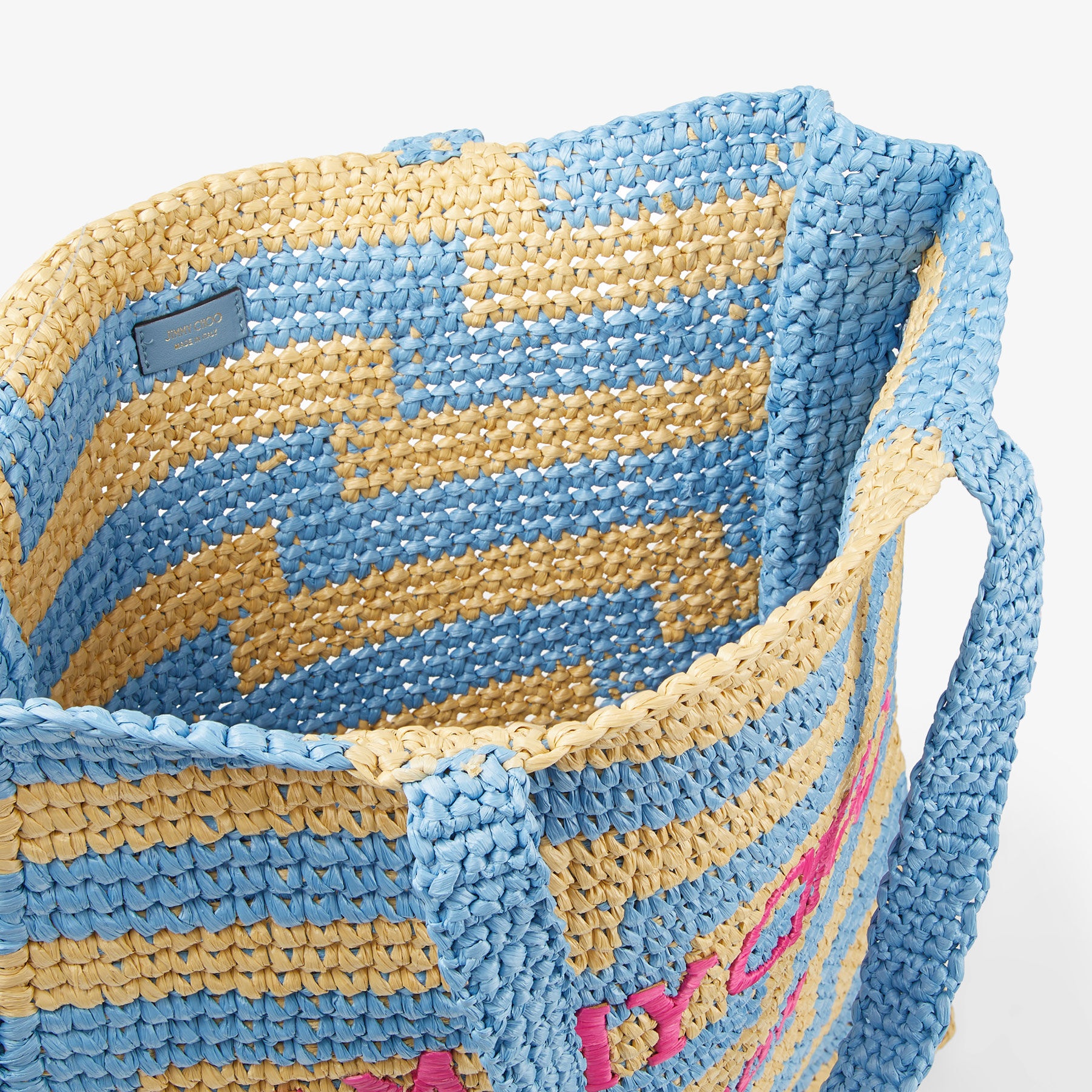 Beach Tote S
Natural and Smoky Blue Avenue Crochet Tote Bag - 4