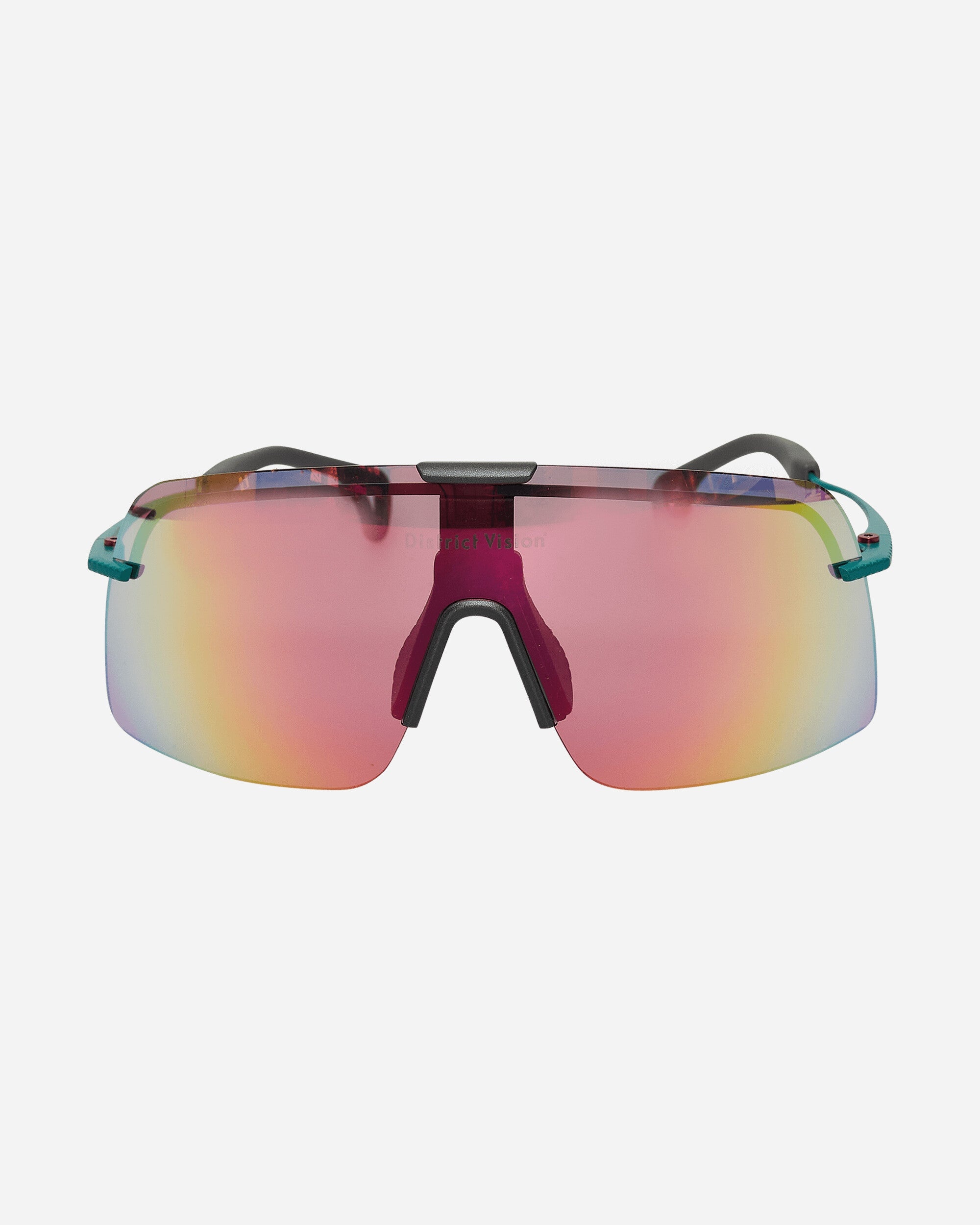 Yusuke Alpine Blade Ti Sunglasses Jade Blue / D+ Spectral Mirror - 2
