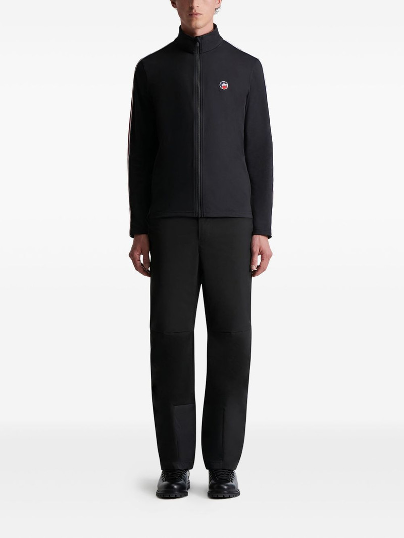 Fusalp Mariozip striped-sleeve sweatshirt outlook