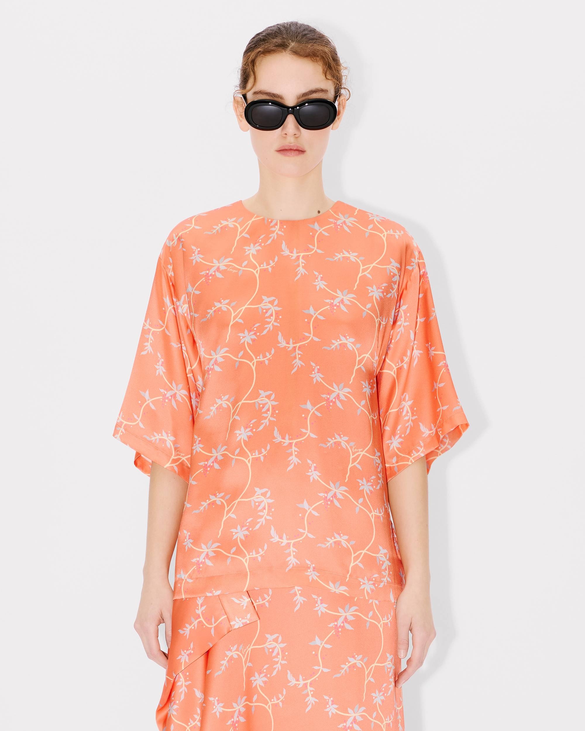 'KENZO Jungle Flower' top in silk - 3