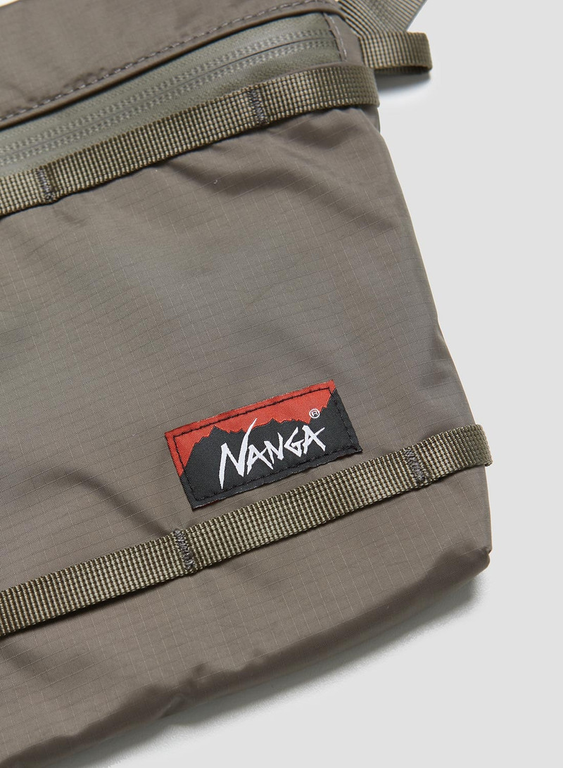 Nigel Cabourn Nanga Aurora Tex Sacoche in Medium Grey outlook