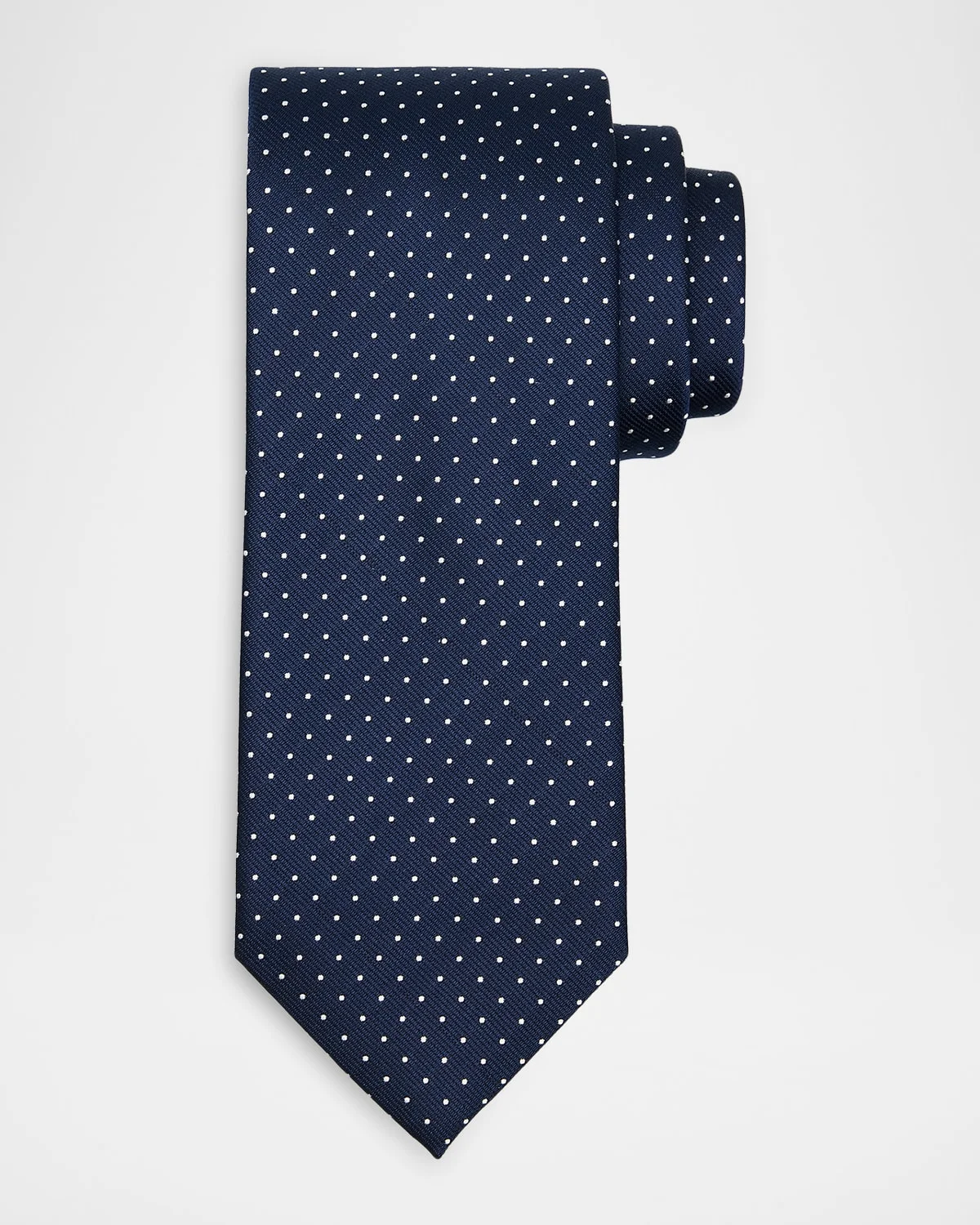 Men & apos;s Micro-Polka Dot Silk Tie - 1