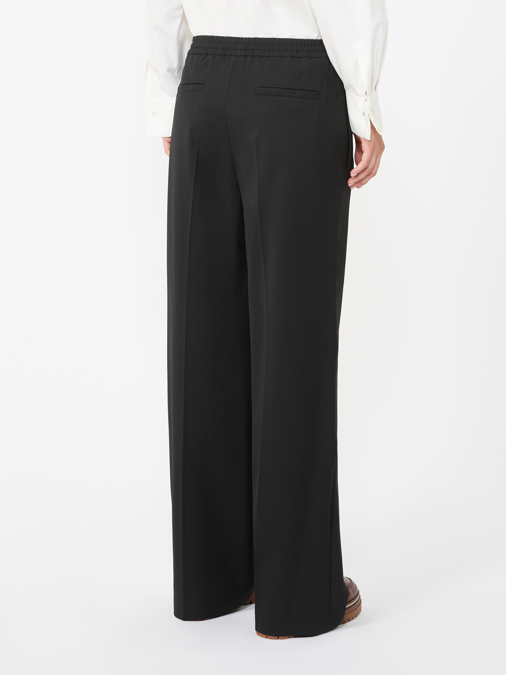 PETRA Technical gabardine wool trousers‎‎ - 4