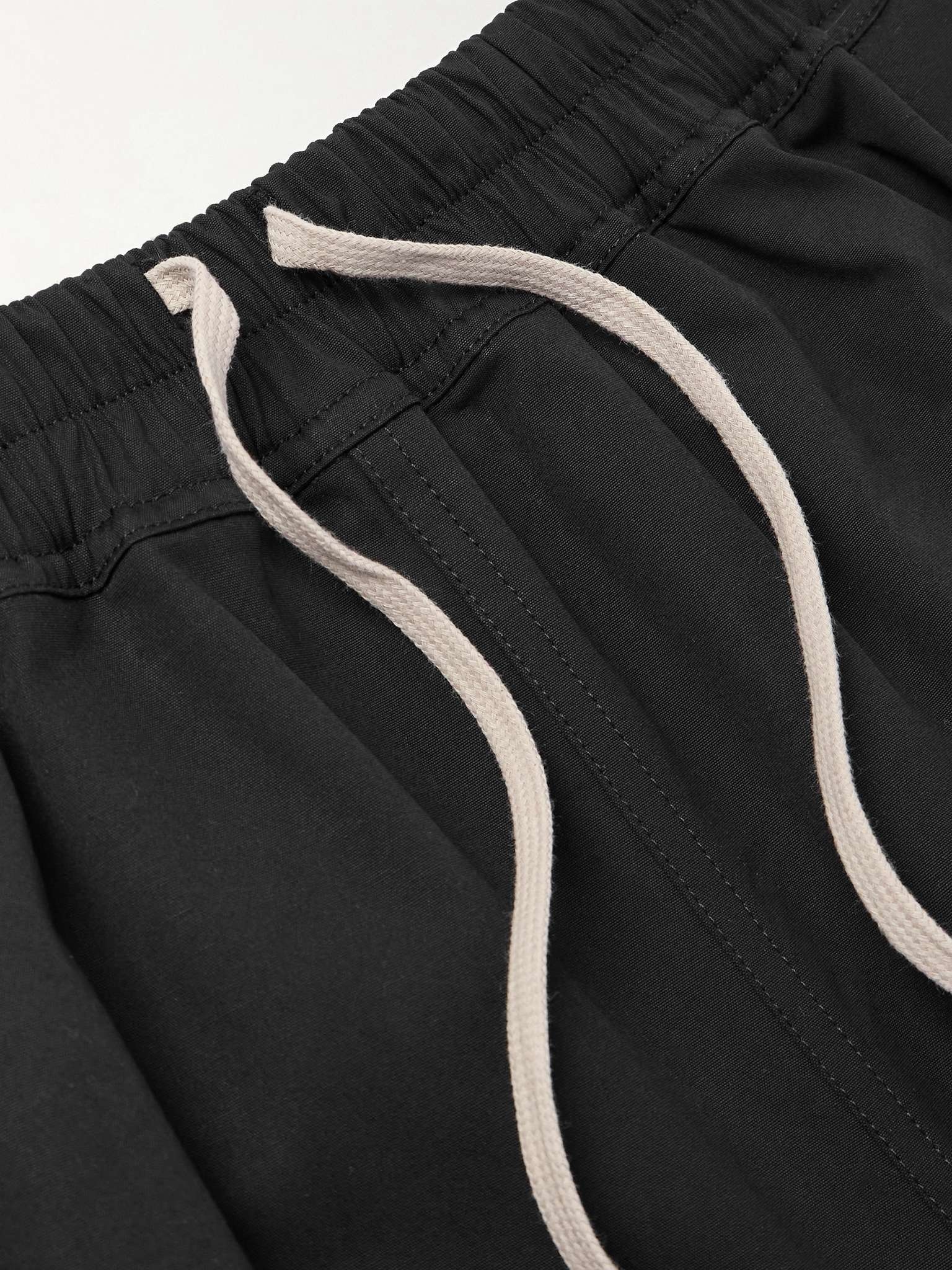 Straight-Leg Cotton-Blend Poplin Drawstring Shorts - 5