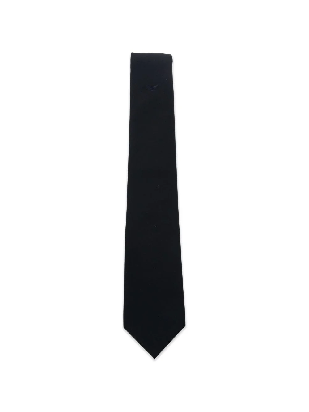 logo-embroidered pointed tie - 1