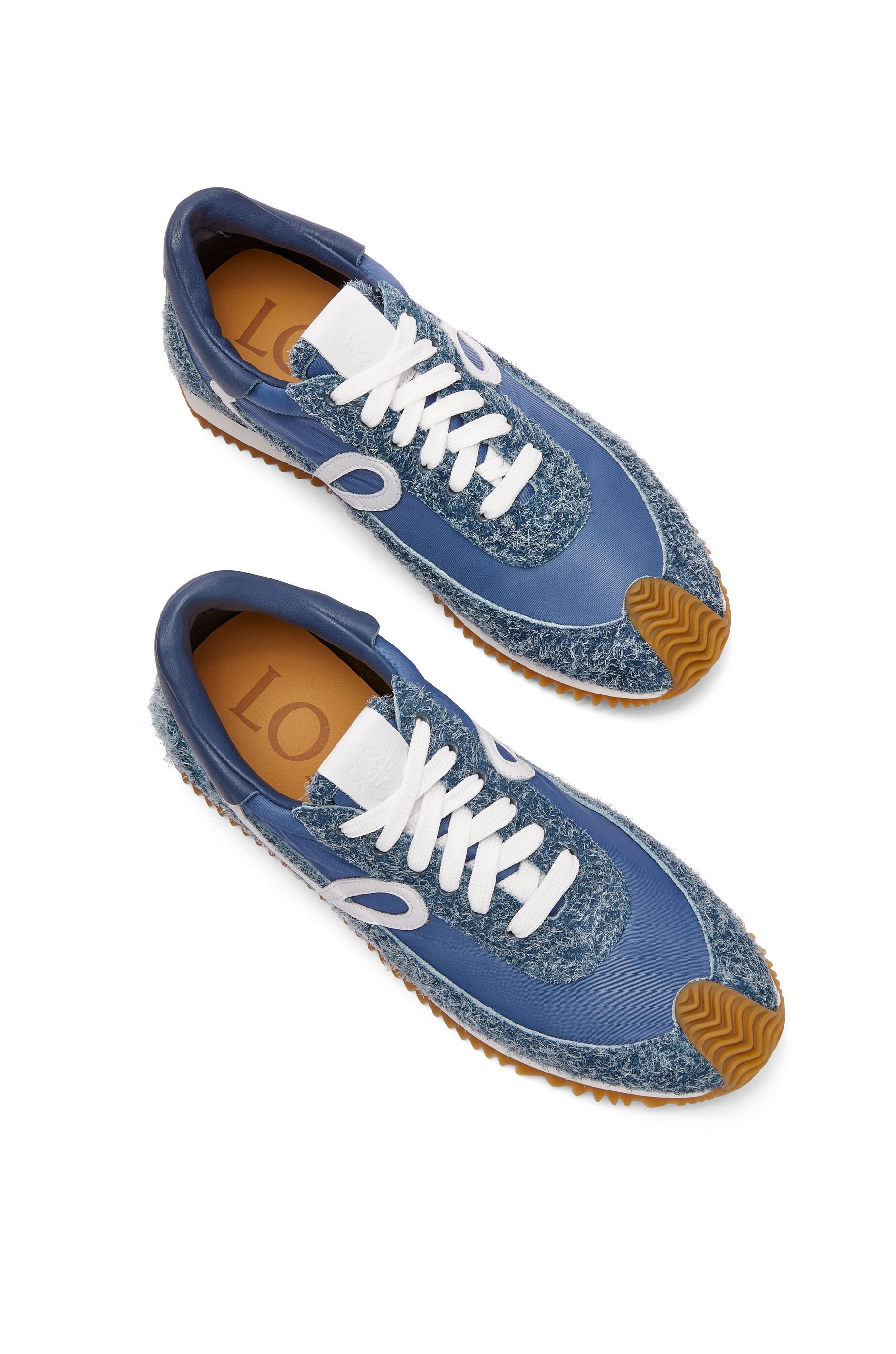Flow Runner in nylon and brushed suede - 3