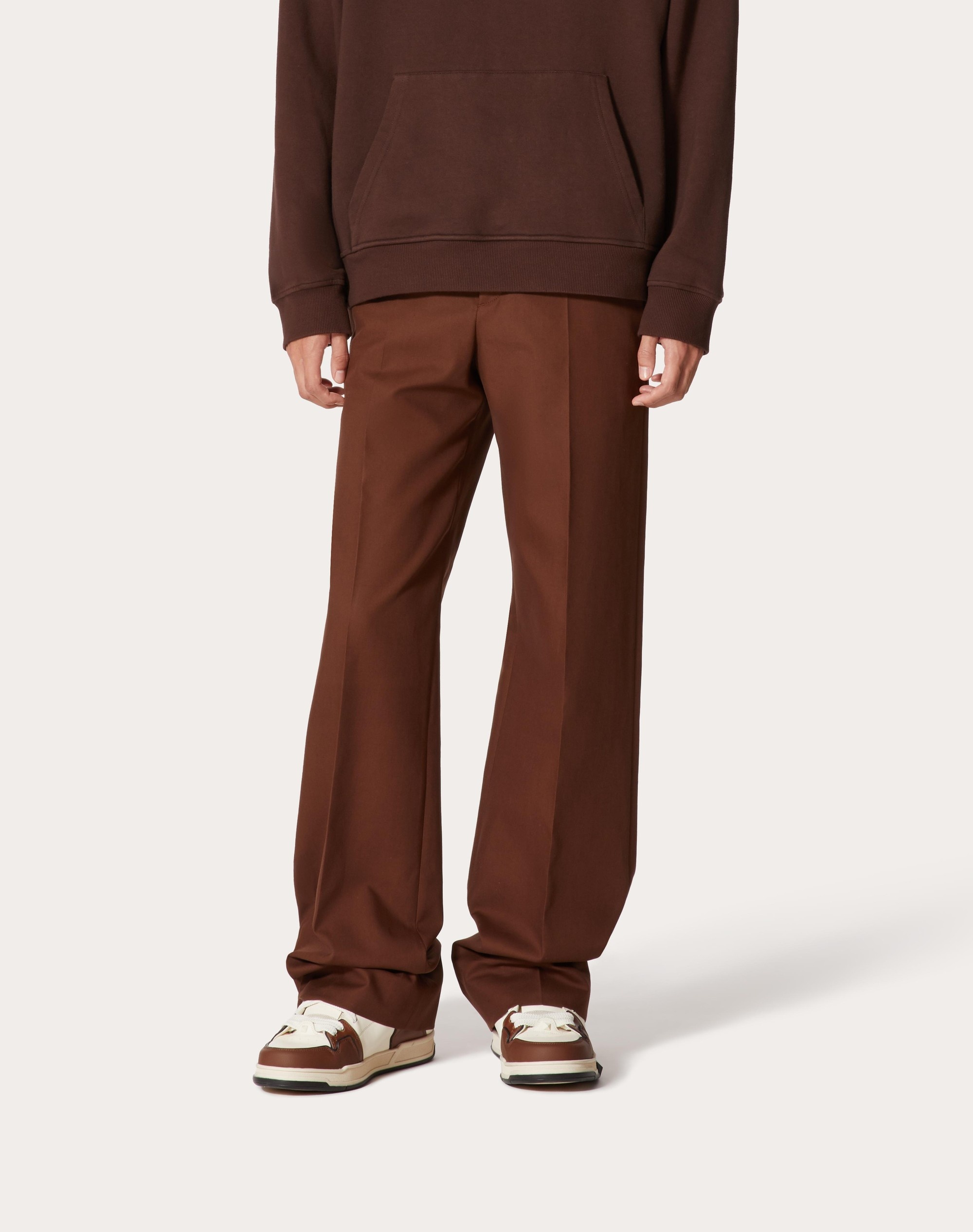 COTTON GABARDINE PANTS - 3