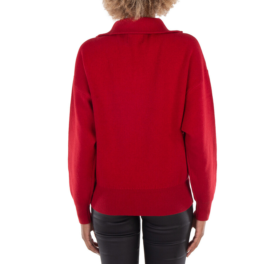 Isabel Marant Logo Print Cotton Sweater, Brand Size 36 (US Size 2) - 3