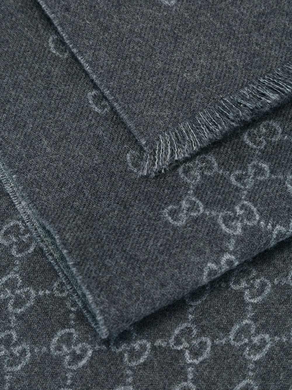 GG jacquard scarf - 3