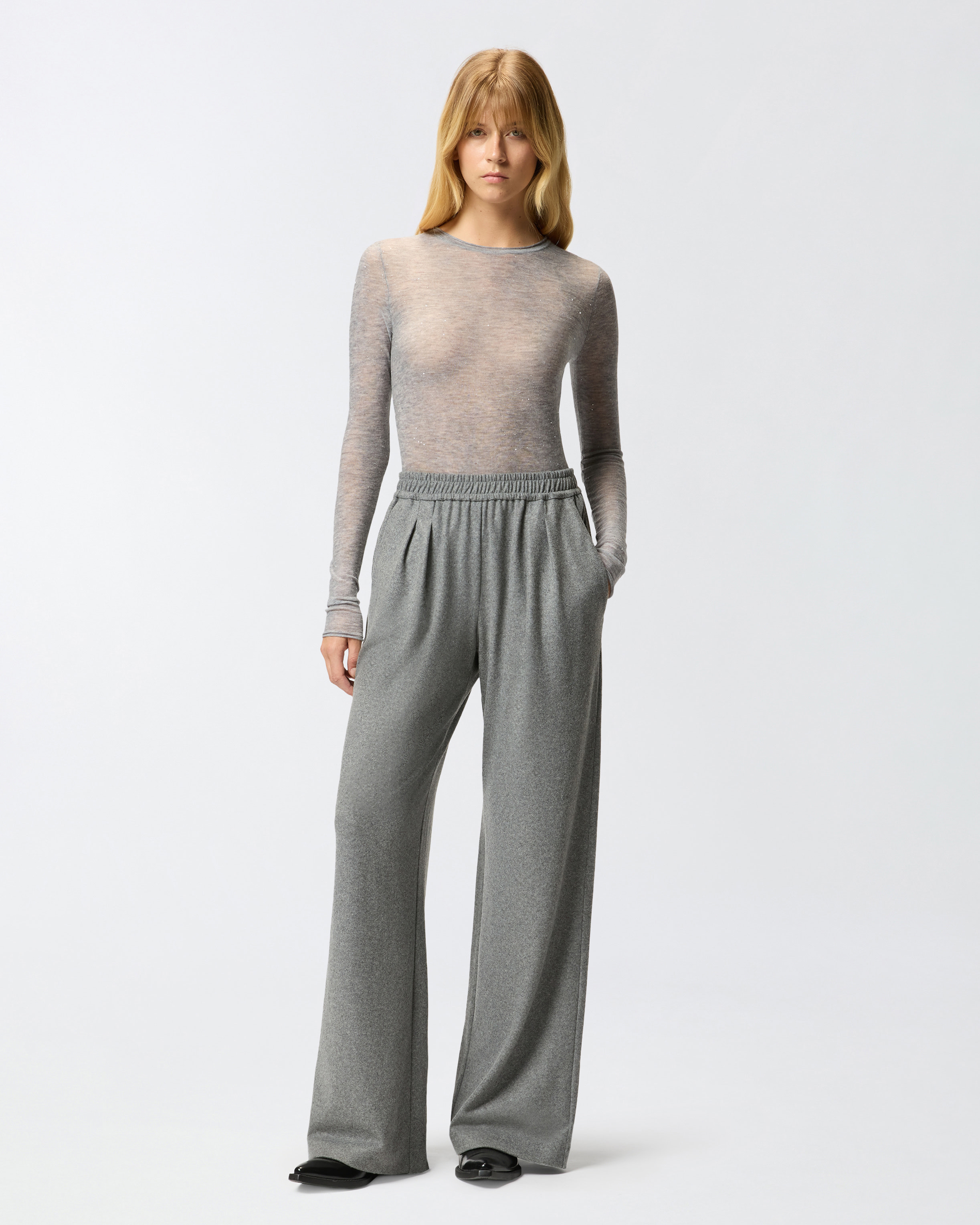 CREW-NECK SWEATER WITH SEQUINS - 3