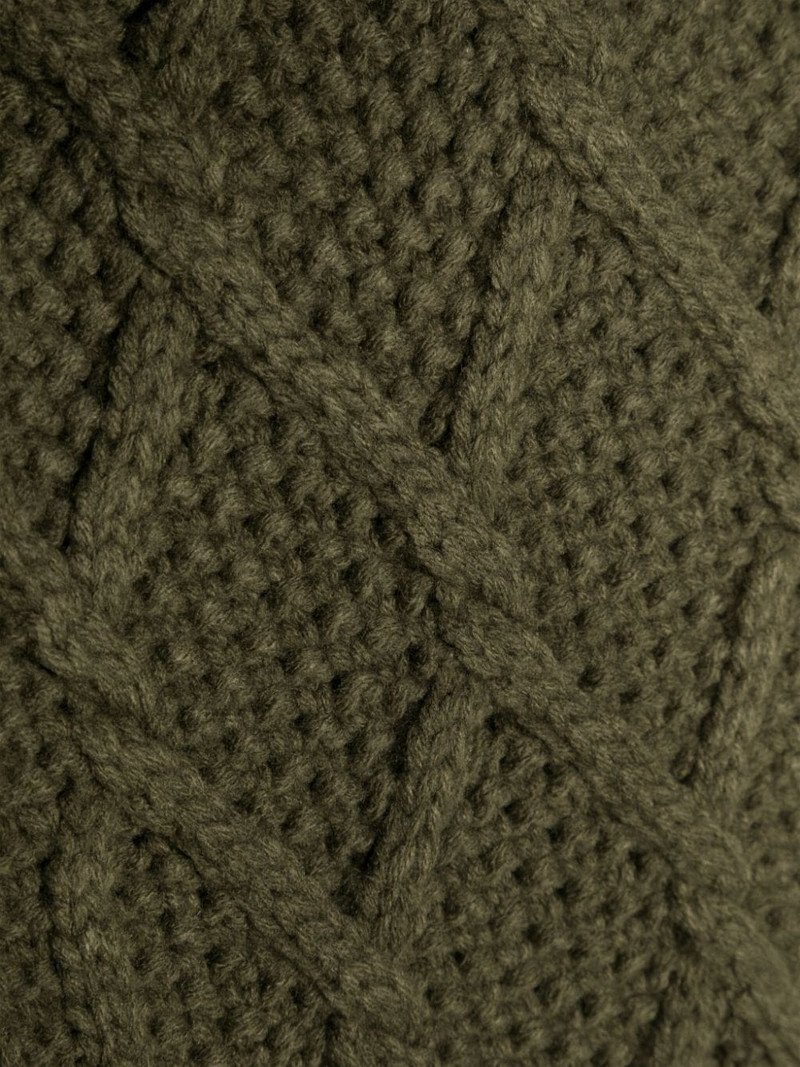 Barbour cable-knit scarf & beanie set outlook