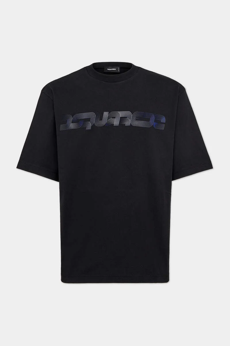 LOOSE FIT RAISED PRINT T-SHIRT - 1