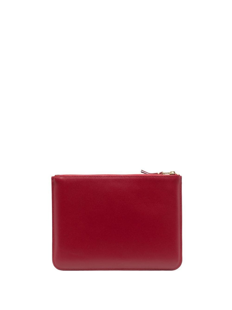 Comme Des Garçons double-zip leather wallet outlook