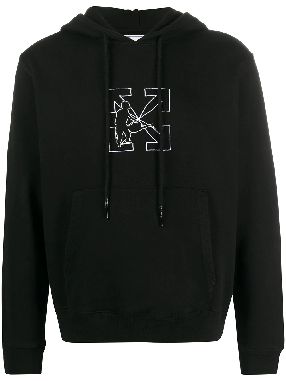 Workers logo-print hoodie - 1