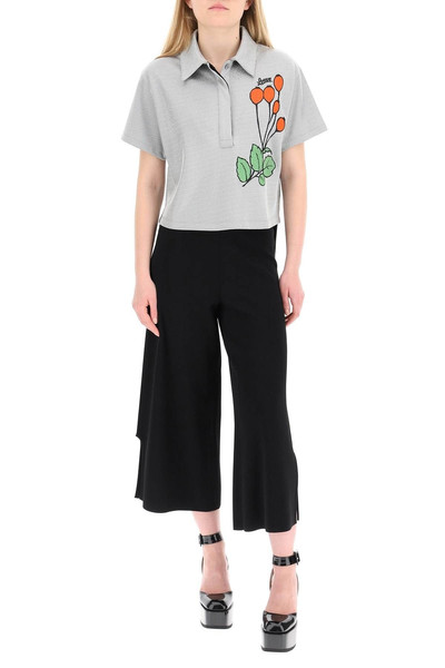 Loewe LUREX SHORT POLO SHIRT WITH EMBROIDERY outlook