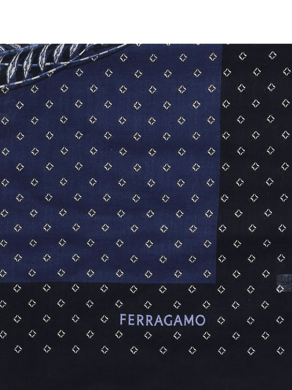 geometric-print scarf - 2