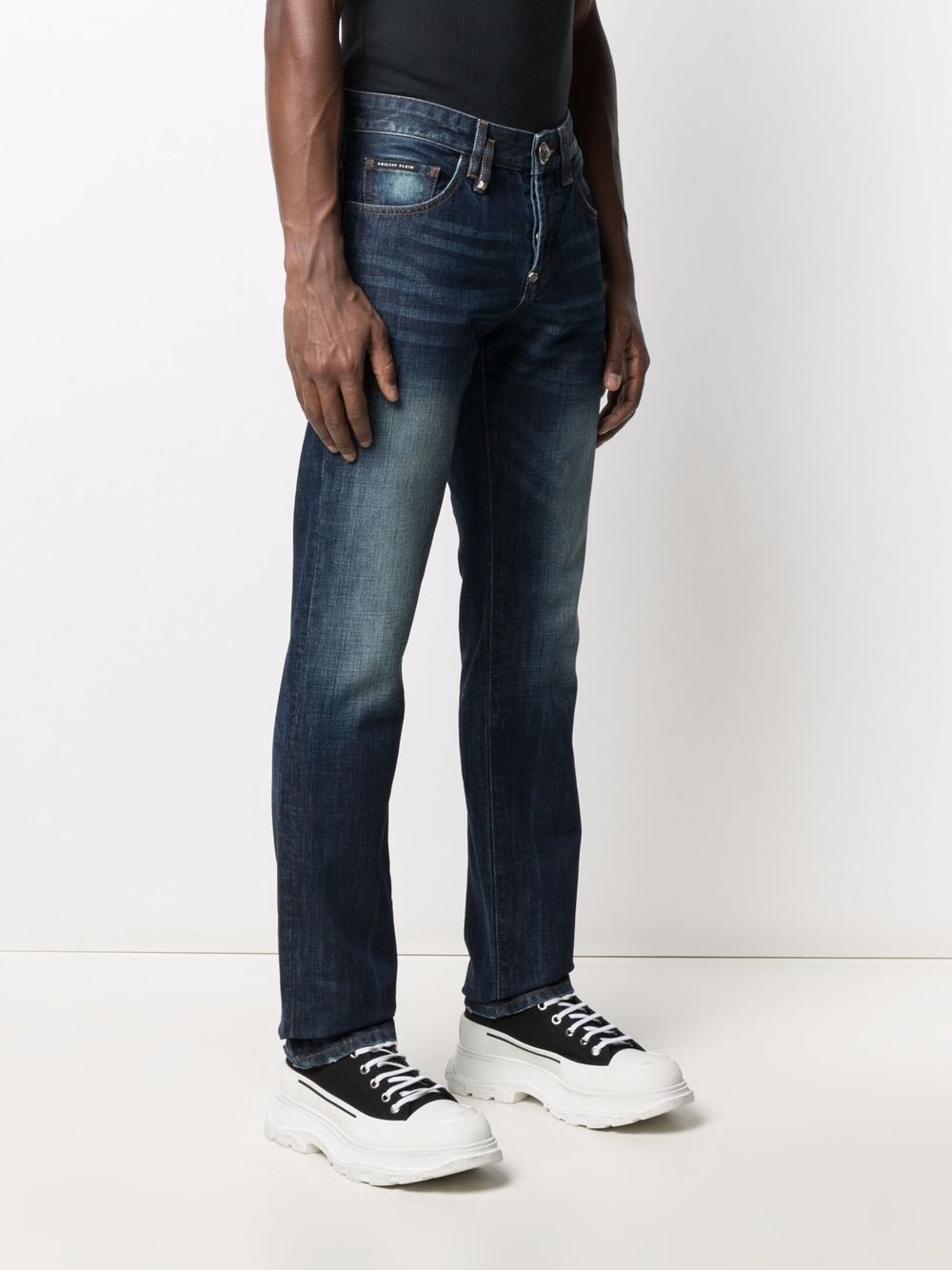 Institutional mid-rise straight-leg jeans - 3