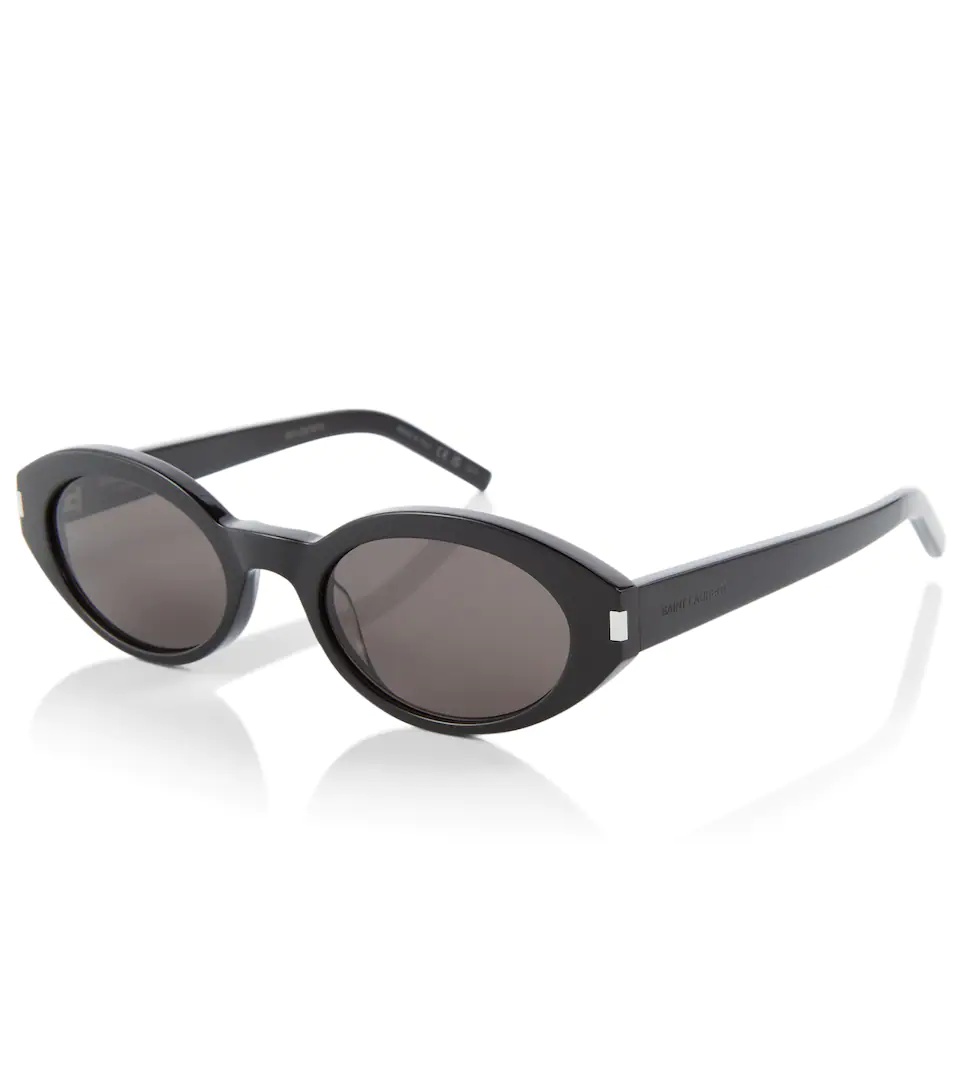 Oval acetate sunglasses - 3