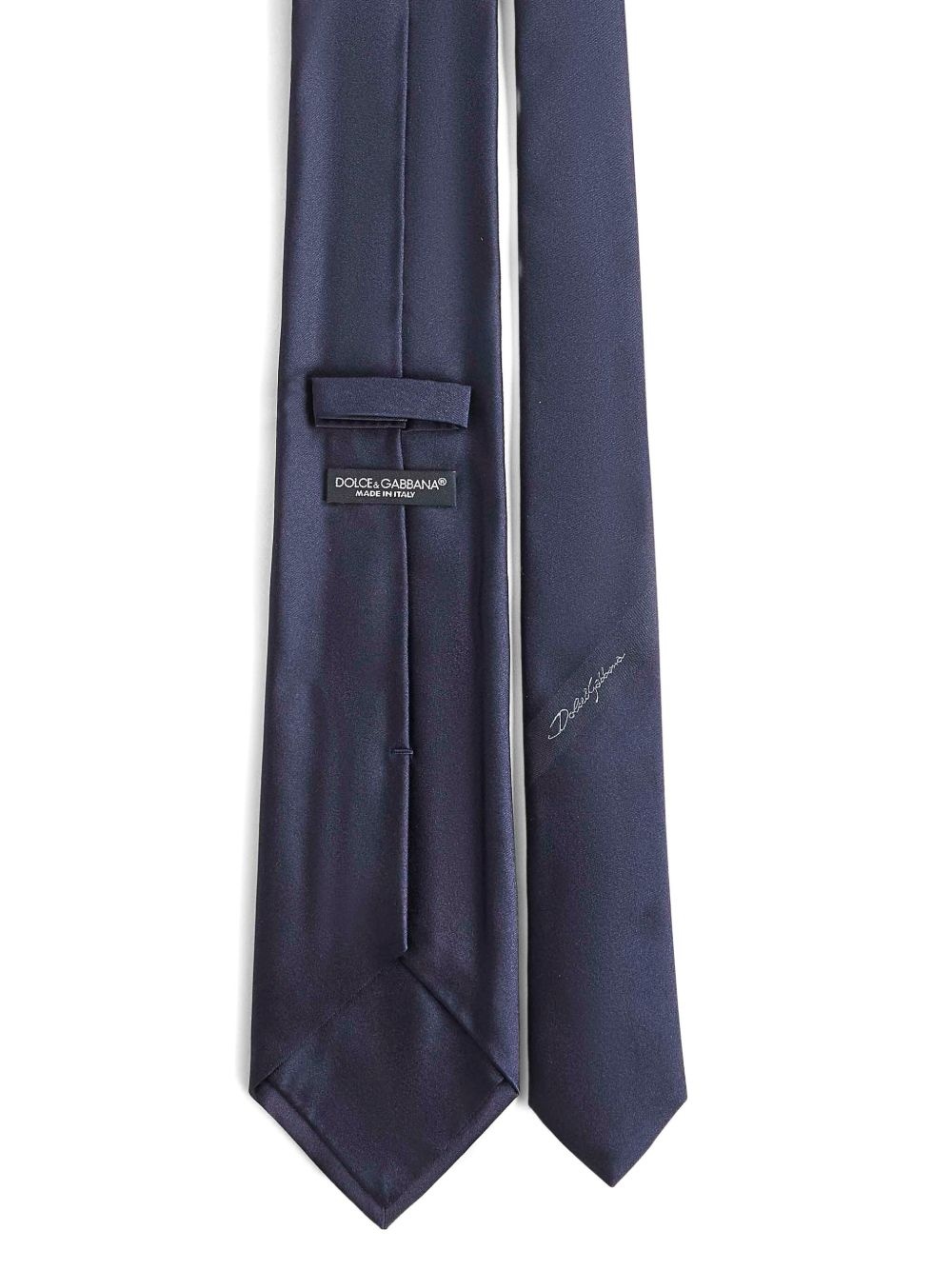 pointed-tip silk tie - 2