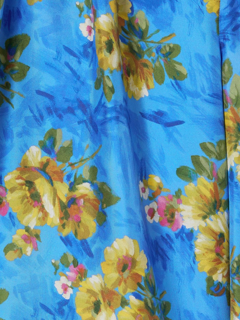 balloon-sleeve floral top - 4