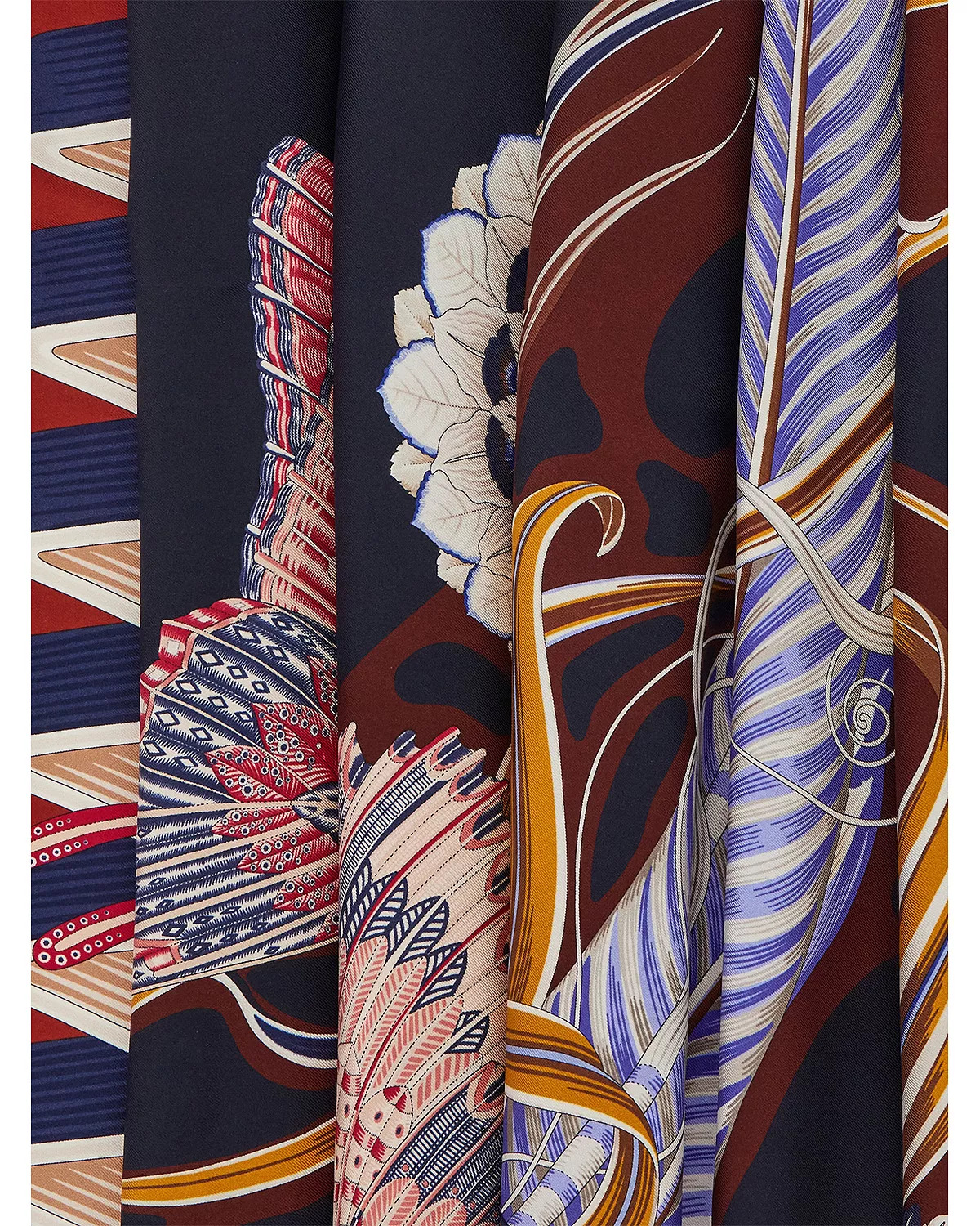Giada Print Silk Scarf - 2