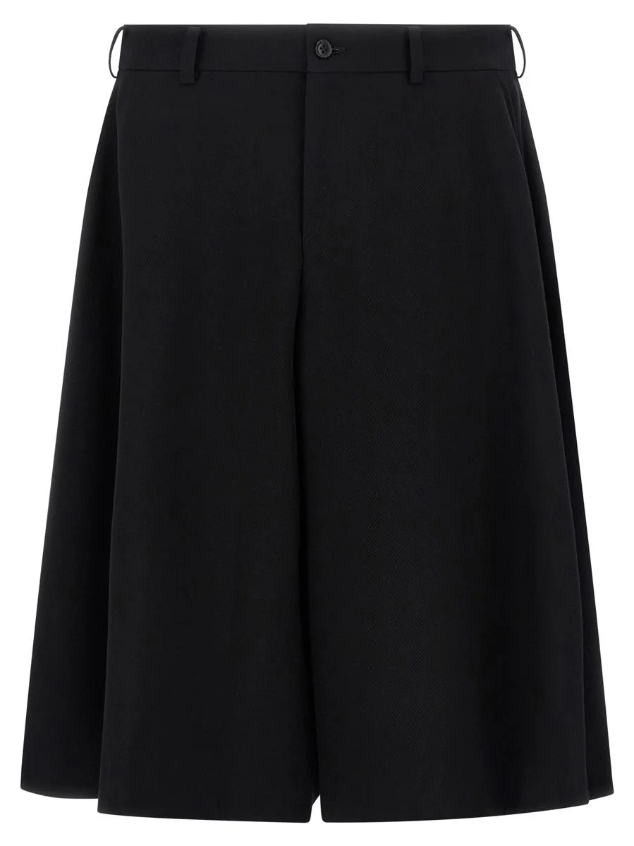 Comme Des Garçons Homme Plus Extra Loose Leg Bermuda Shorts - 1