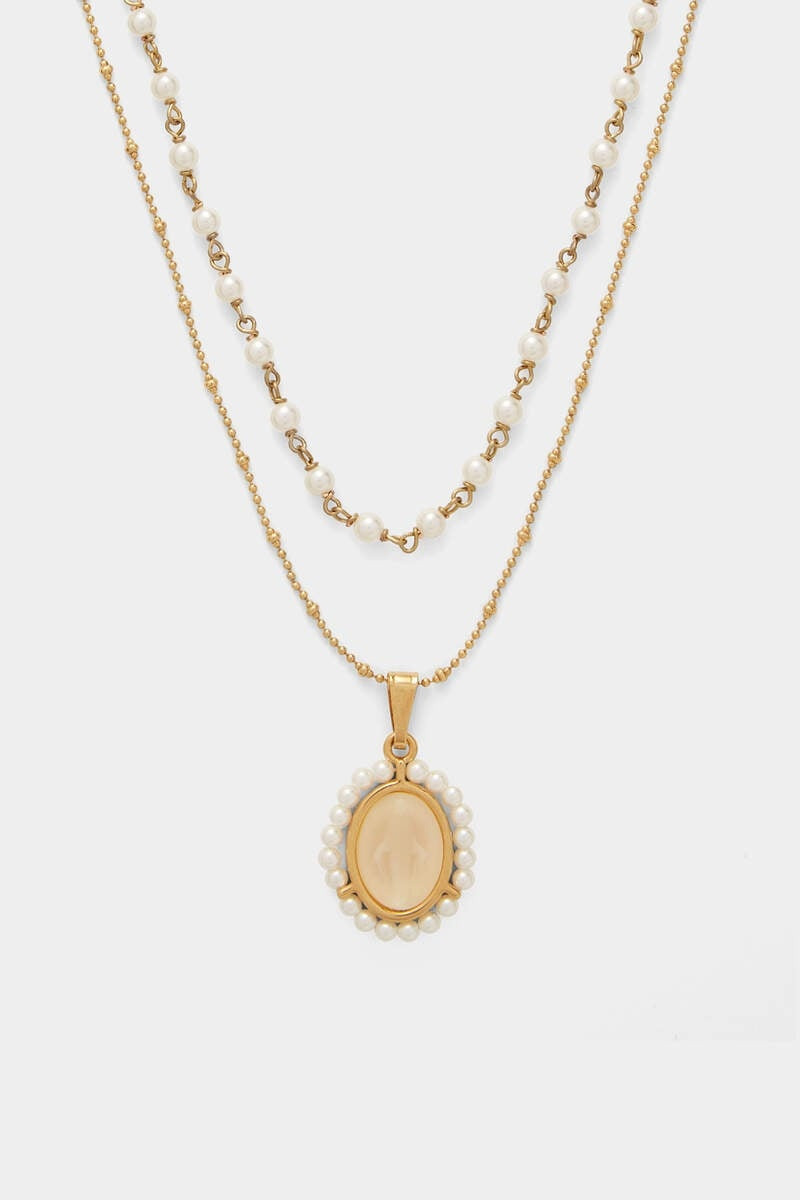 DSQUARED2 PEARLS NECKLACE outlook