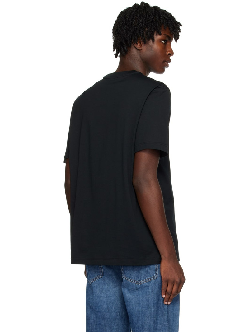 Black Embroidered T-Shirt 3