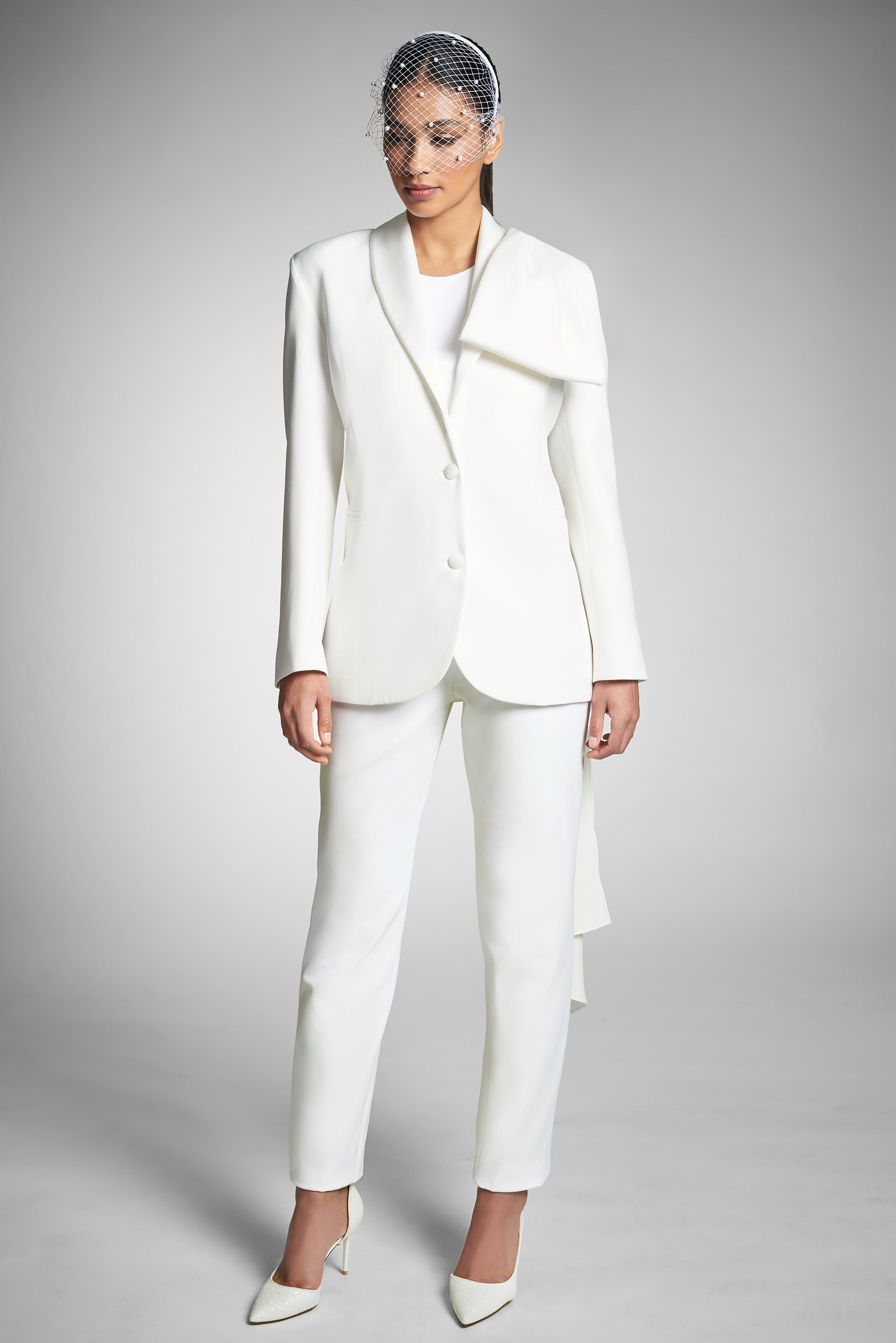 Viveca Blazer - Ivory - 2