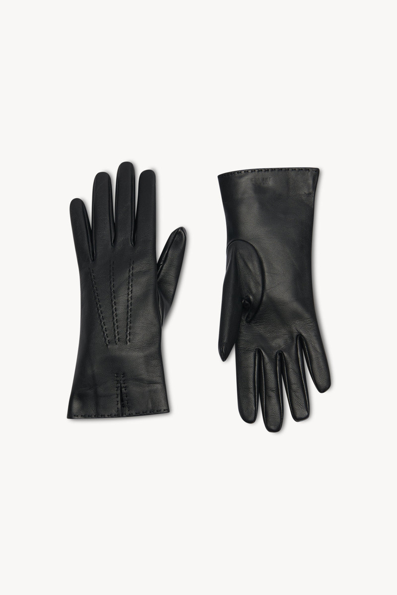 The Row Florence Gloves in Leather outlook