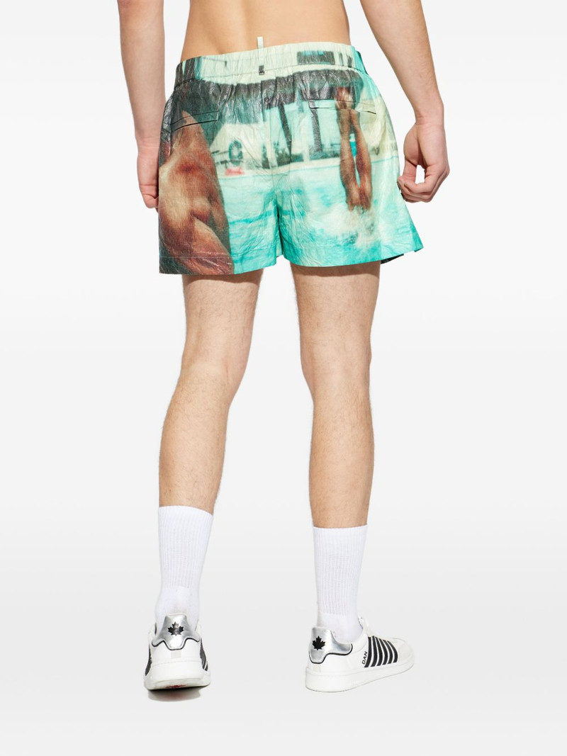 x Tom Bianchi graphic-print swim shorts 3
