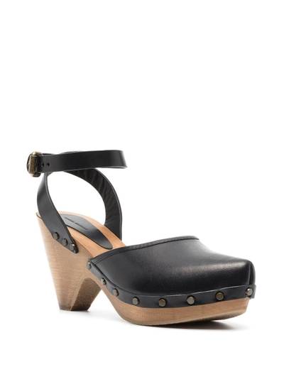 Isabel Marant Tulka ankle-strap clogs outlook