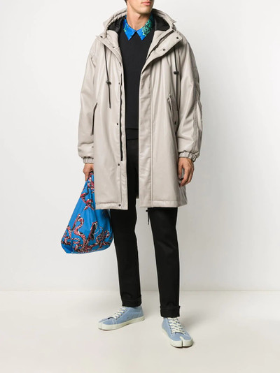 MSGM laminated finish raincoat outlook